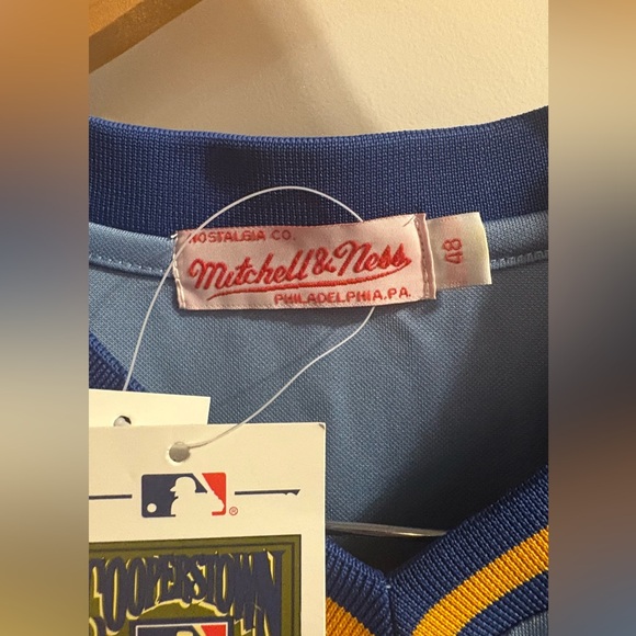 Rare NWT MLB BREWERS JERSEY XL - Picture 5 of 9